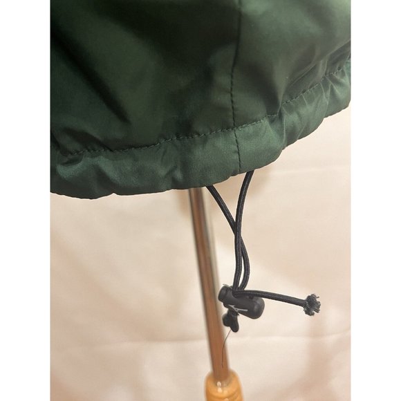 Mizuno Men's Athletic Pullover  Large V Neck Green  With Toggle Waist Lined - Picture 14 of 16